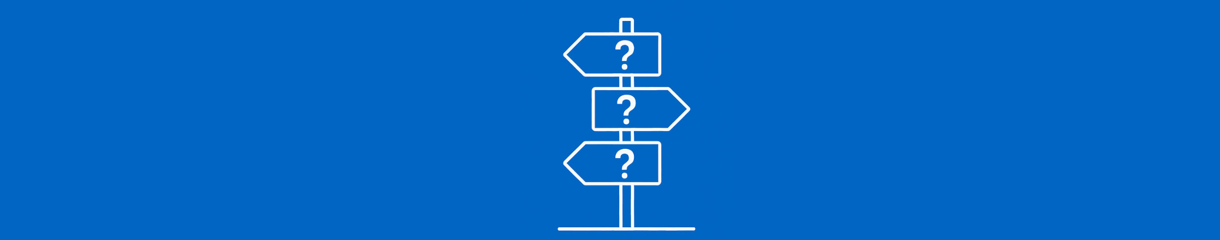 Prompt Engineering Kontext erklärt mit Wegweiser und Fragezeichen